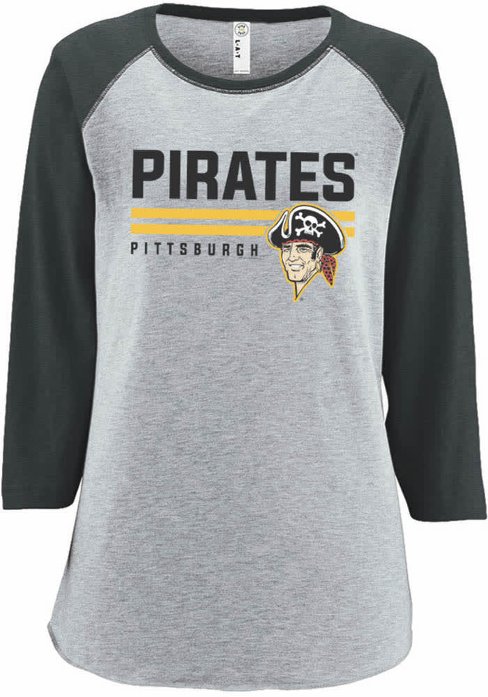 Pittsburgh Pirates Gray Lilo & Stitch Baseball Jersey - Limited