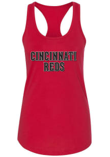 Cincinnati Reds Womens Red Ideal Tank Top