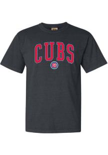 Chicago Cubs Womens Grey Comfort Colors Short Sleeve T-Shirt