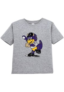 Colorado Rockies Toddler Grey Standing Mascot Short Sleeve T-Shirt
