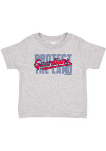 Cleveland Guardians Toddler Grey Team Slogan Short Sleeve T-Shirt