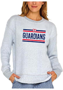 Cleveland Guardians Womens Grey Nantucket Crew Sweatshirt