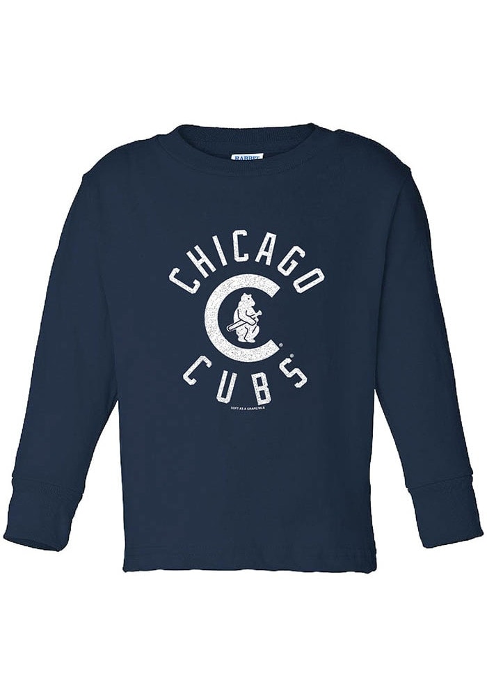 Toddler Chicago Puff Baseball Cap - Navy