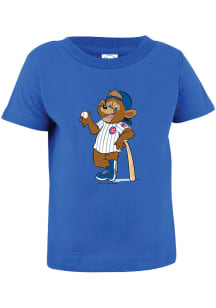 Chicago Cubs Infant Baby Mascot Short Sleeve T-Shirt Grey