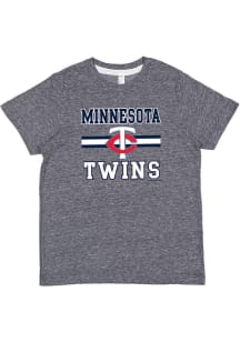 Minnesota Twins Youth Navy Blue Home Team Short Sleeve Fashion T-Shirt