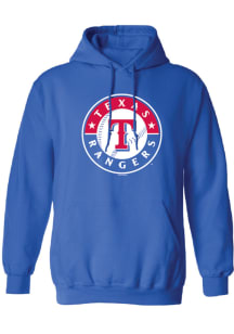 Texas Rangers Womens Blue Gildan Hooded Sweatshirt
