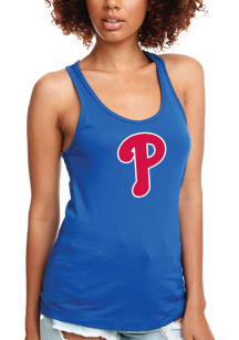 Philadelphia Phillies Womens Blue Ideal Tank Top