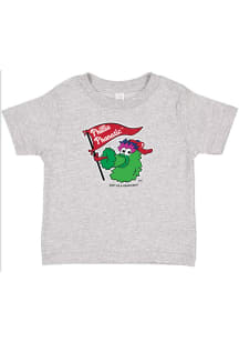 Philadelphia Phillies Infant Phanatic Flag Short Sleeve T-Shirt Grey