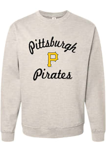 Pittsburgh Pirates Womens White Pigment Crew Sweatshirt