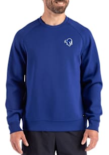 Cutter and Buck Seton Hall Pirates Mens Blue Roam Long Sleeve Crew Sweatshirt