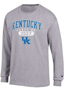 Champion Kentucky Wildcats Grey Class of 2027 Jersey Long Sleeve T Shirt