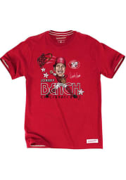 Johnny Bench Cincinnati Reds Red Caricature Player Short Sleeve Fashion Player T Shirt