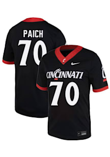Cray Paich Nike Youth Black Cincinnati Bearcats NIL Name And Number Football Jersey Jersey