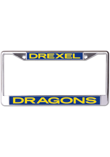 Drexel Dragons Navy Blue  Team Name License Plate Frame