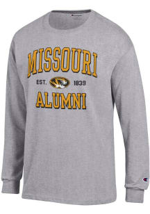 Champion Missouri Tigers Grey Est Alumni Jersey Long Sleeve T Shirt