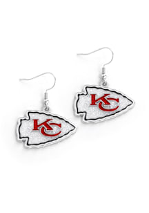 Kansas City Chiefs Glitter Dazzle Womens Earrings