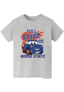 Vive La Fete Boise State Broncos Youth Grey Full Speed Short Sleeve T-Shirt