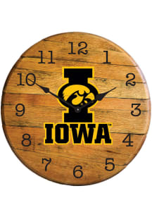 Iowa Hawkeyes Team Logo Wall Clock