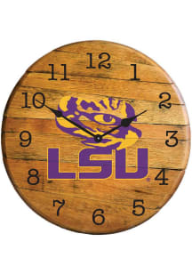 LSU Tigers Team Logo Wall Clock