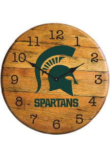 Michigan State Spartans Team Logo Wall Clock