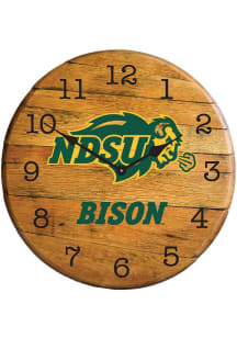 North Dakota State Bison Team Logo Wall Clock