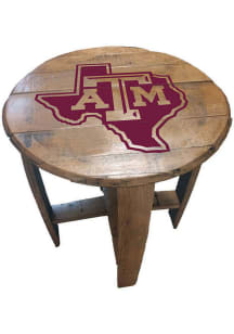 Texas A&amp;M Aggies Team Logo Brown End Table