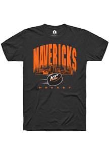 Rally Kansas City Mavericks Black Vent Short Sleeve Fashion T Shirt