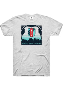 Rally KC Current White Ball and Crest Short Sleeve Fashion T Shirt