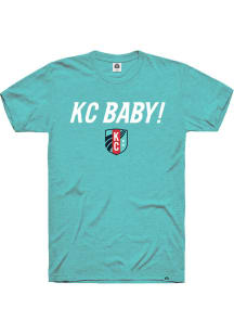 Rally KC Current Teal KC BABY Short Sleeve Fashion T Shirt