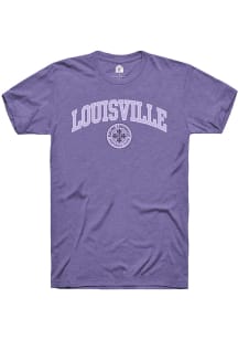 Rally Racing Louisville Purple Arch Mascot Short Sleeve T Shirt