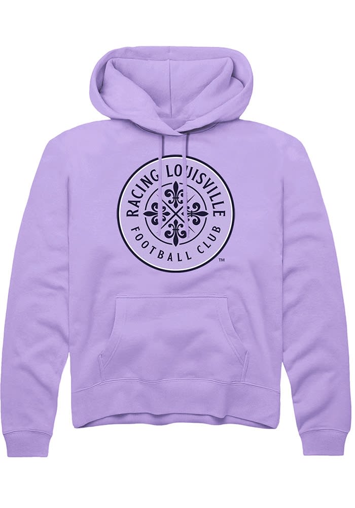 トップス RILY College Logo Hoodie XL Rally Racing Louisville Mens Primary Logo Hoodie - LAVENDER