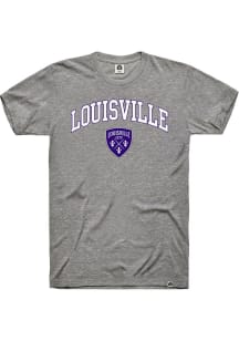 Rally Louisville City FC Grey Arch Mascot Short Sleeve Fashion T Shirt