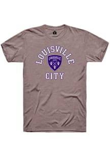 Rally Louisville City FC Grey Heart And Soul Short Sleeve T Shirt
