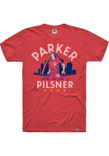 Tim Parker  St Louis Red Rally Parker Pilsner Short Sleeve Fashion T Shirt
