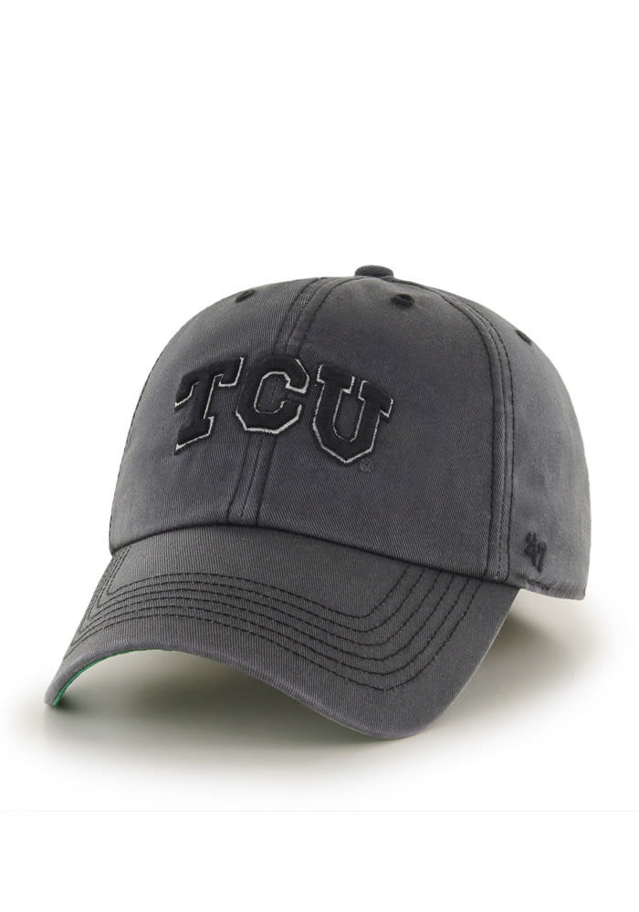 47 TCU Horned Frogs Mens Charcoal Sachem `47 Franchise Fitted Hat