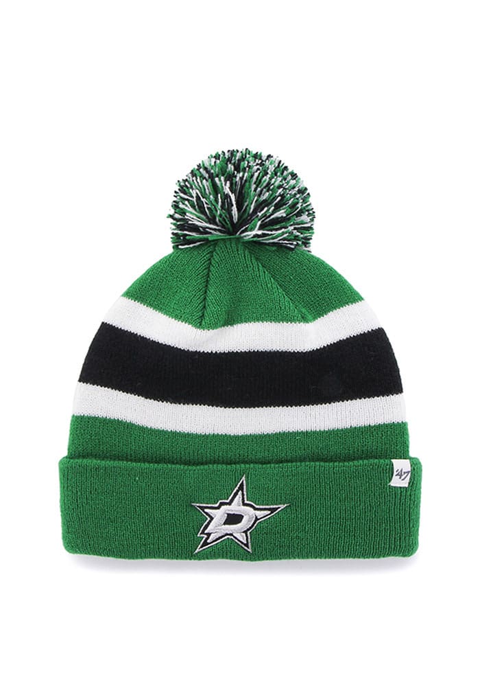 47 Dallas Stars Green Breakaway Cuff Mens Knit Hat