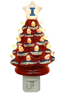 Illinois Fighting Illini Tree Night Light Decor