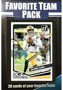 Green Bay Packers 20 Pack Collectible Football Cards
