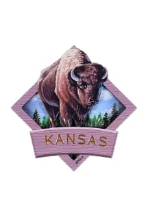 Kansas Buffalo Diamond Magnet