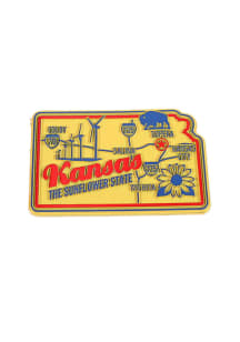 Kansas Color Map Magnet