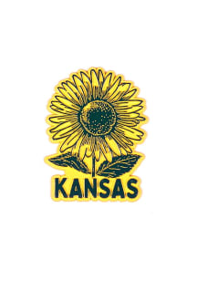 Kansas Vintage Sunflower Magnet