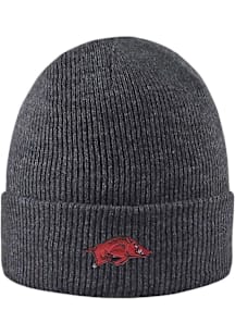 LogoFit Arkansas Razorbacks Dark Grey North Pole Mens Knit Hat