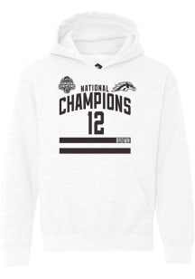 Connor Brown Rally Youth White Western Michigan Broncos NIL 2025 National Champions Shirzee Long S..