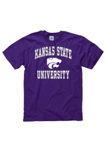 K-State Wildcats Purple No1 Short Sleeve T Shirt