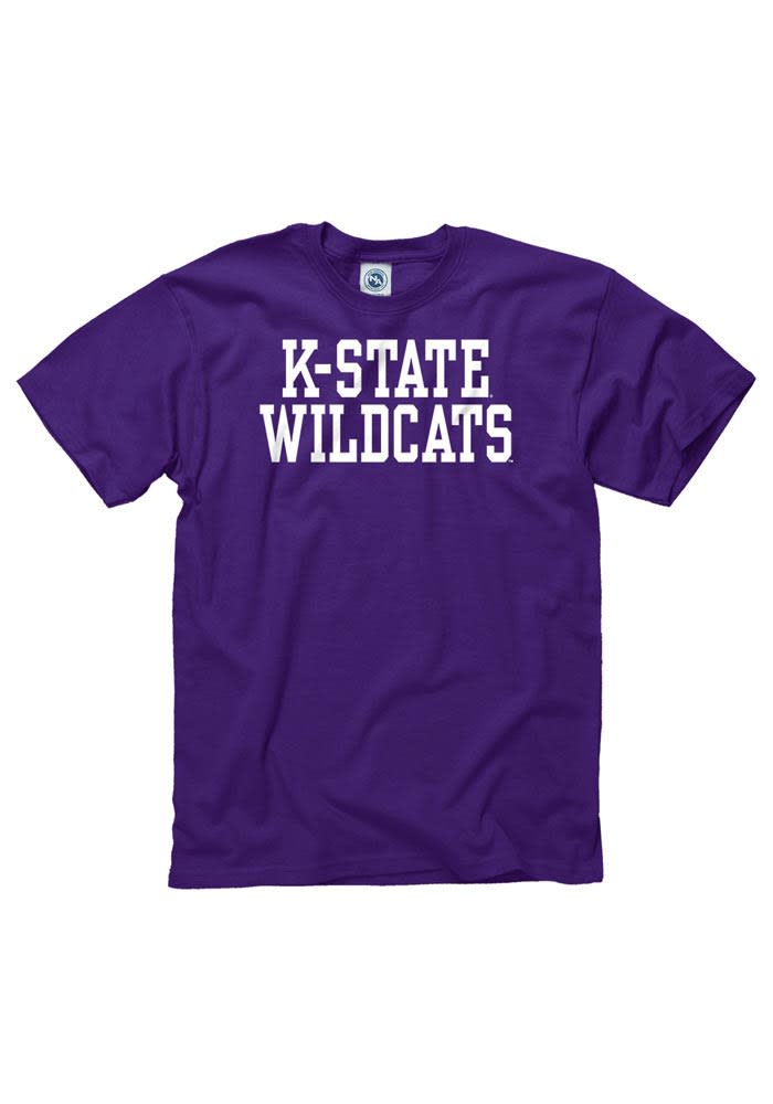 K-State Wildcats Purple Wildcats Short Sleeve T Shirt