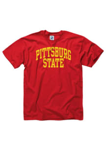Pitt State Gorillas Red Arch Short Sleeve T Shirt