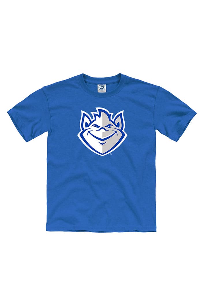 Saint Louis Billikens Youth Blue Big Logo Short Sleeve T-Shirt