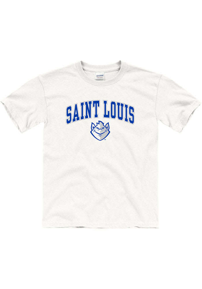 Saint Louis Billikens Youth White Midsize Short Sleeve T-Shirt