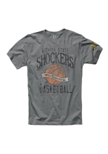 Wichita State Shockers Grey Banner Short Sleeve T Shirt