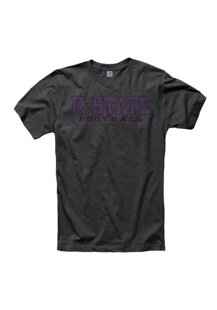 K-State Wildcats Black Football Short Sleeve T Shirt